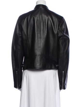 Derek Lam Lamb Leather Biker Jacket