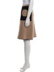 Derek Lam Virgin Wool Knee-Length Skirt