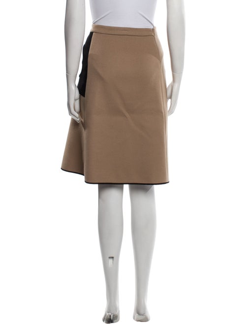 Derek Lam Virgin Wool Knee-Length Skirt