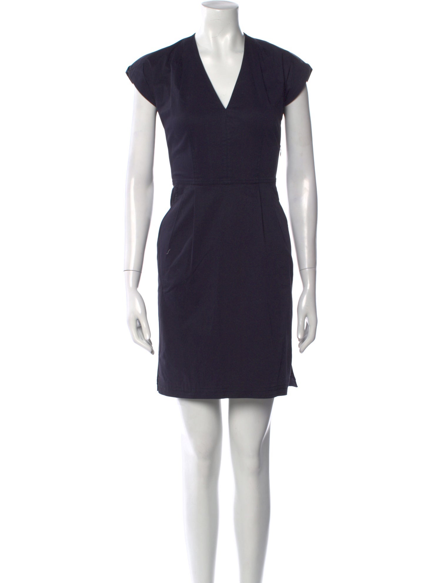 Derek Lam V-Neck Mini Dress