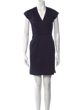 Derek Lam V-Neck Mini Dress