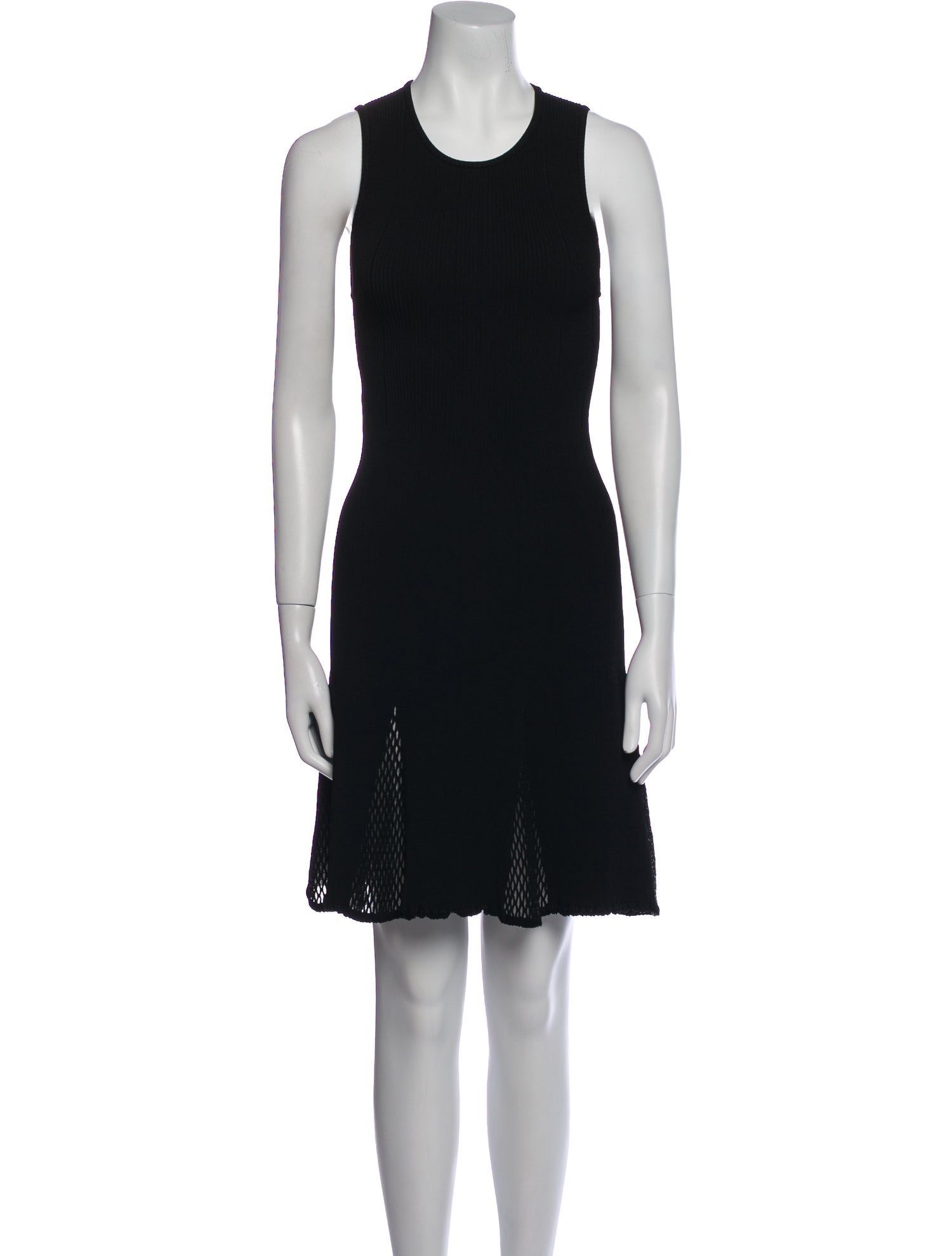 Derek Lam Crew Neck Mini Dress