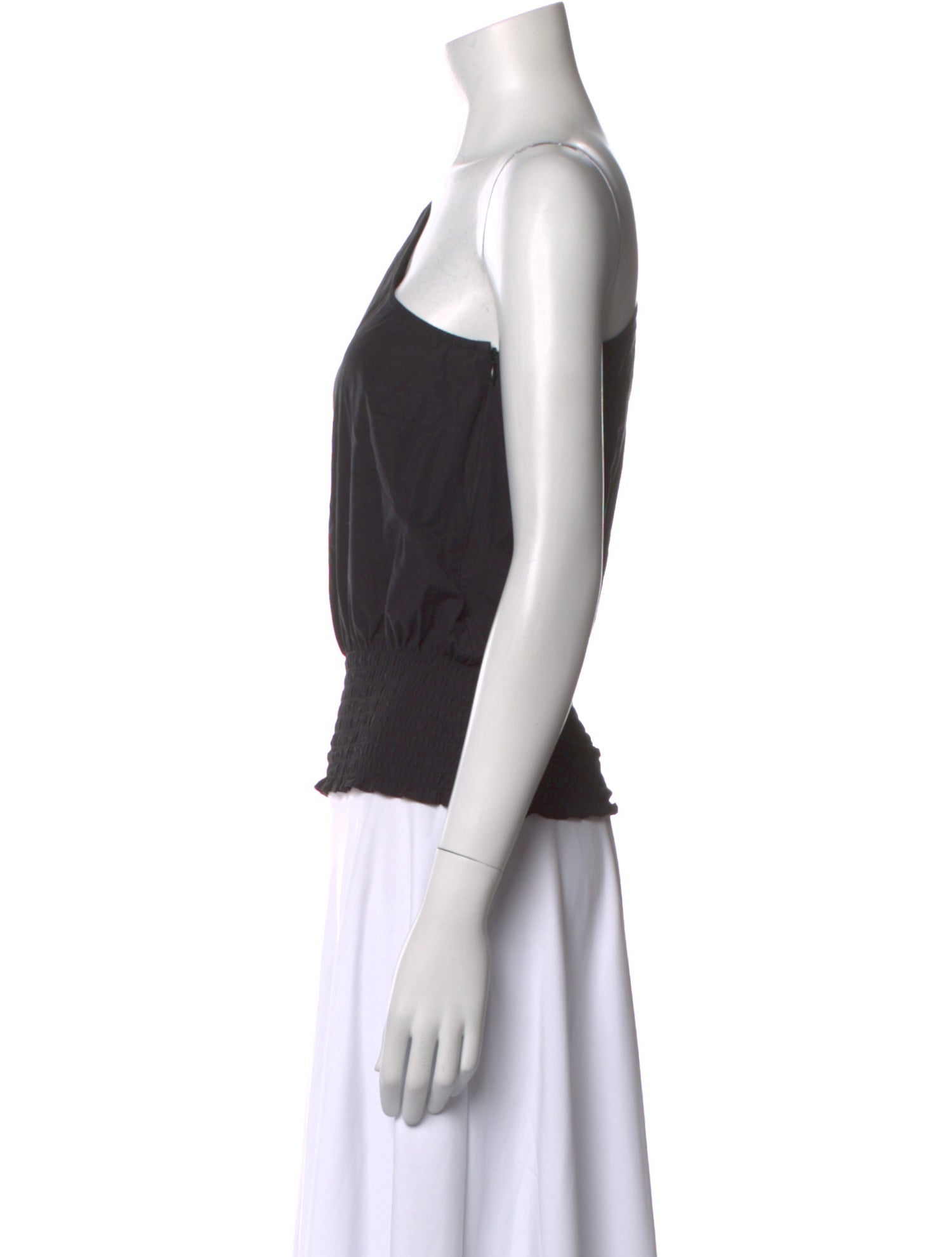 Derek Lam One-Shoulder Three-Quarter Sleeve Top