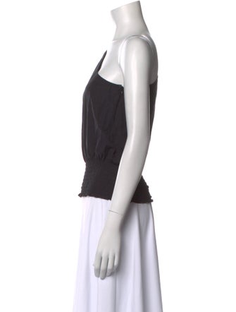 Derek Lam One-Shoulder Three-Quarter Sleeve Top