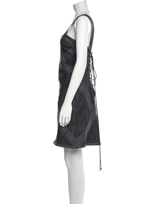 Derek Lam Square Neckline Mini Dress