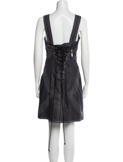 Derek Lam Square Neckline Mini Dress