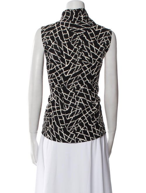 Derek Lam Silk Animal Print Button-Up Top