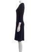 Derek Lam Scoop Neck Knee-Length Dress