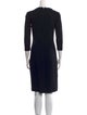 Derek Lam Scoop Neck Knee-Length Dress