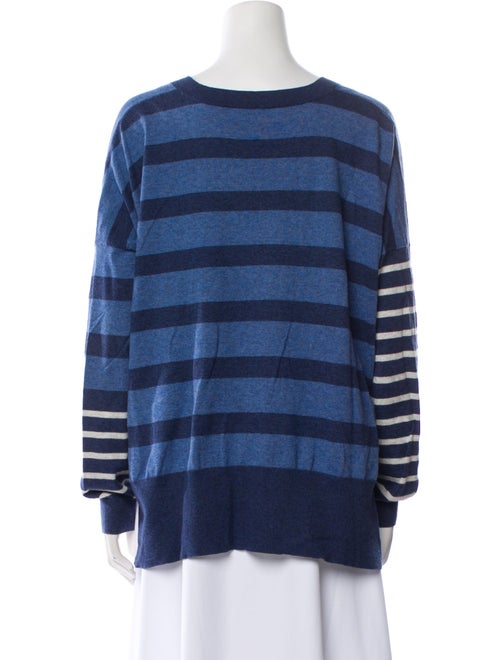 Derek Lam Striped V-Neck Sweater