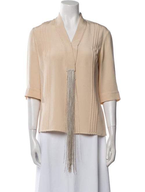 Derek Lam Silk V-Neck Blouse