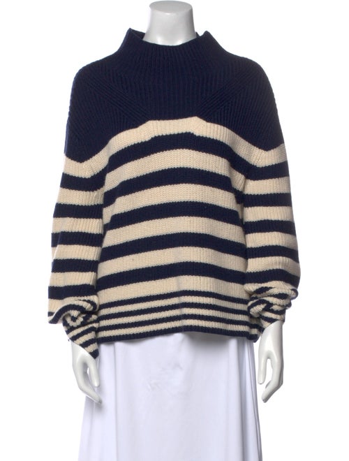 Derek Lam Striped Turtleneck Sweater