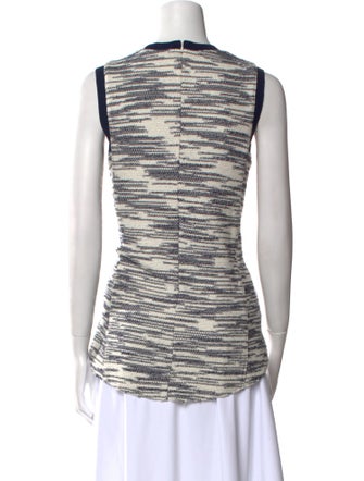 Derek Lam Striped Crew Neck Top
