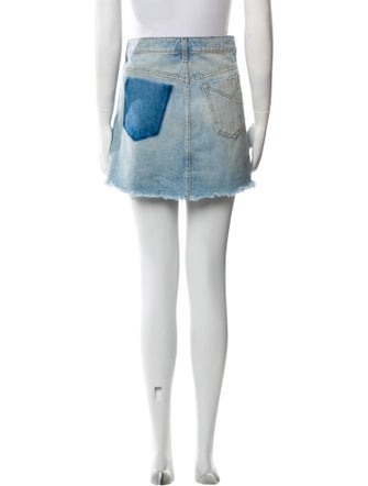 Derek Lam Distressed Accents Mini Skirt