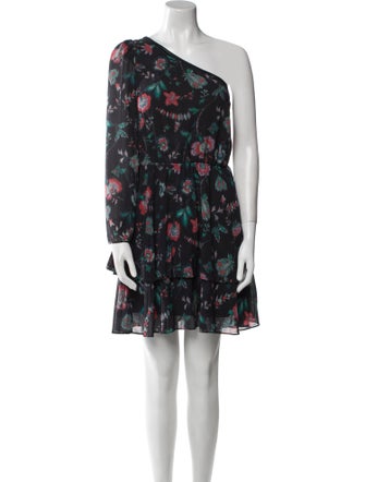 Derek Lam Floral Print Mini Dress