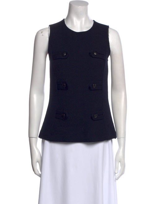 Derek Lam Virgin Wool Printed Top