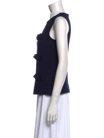 Derek Lam Virgin Wool Printed Top