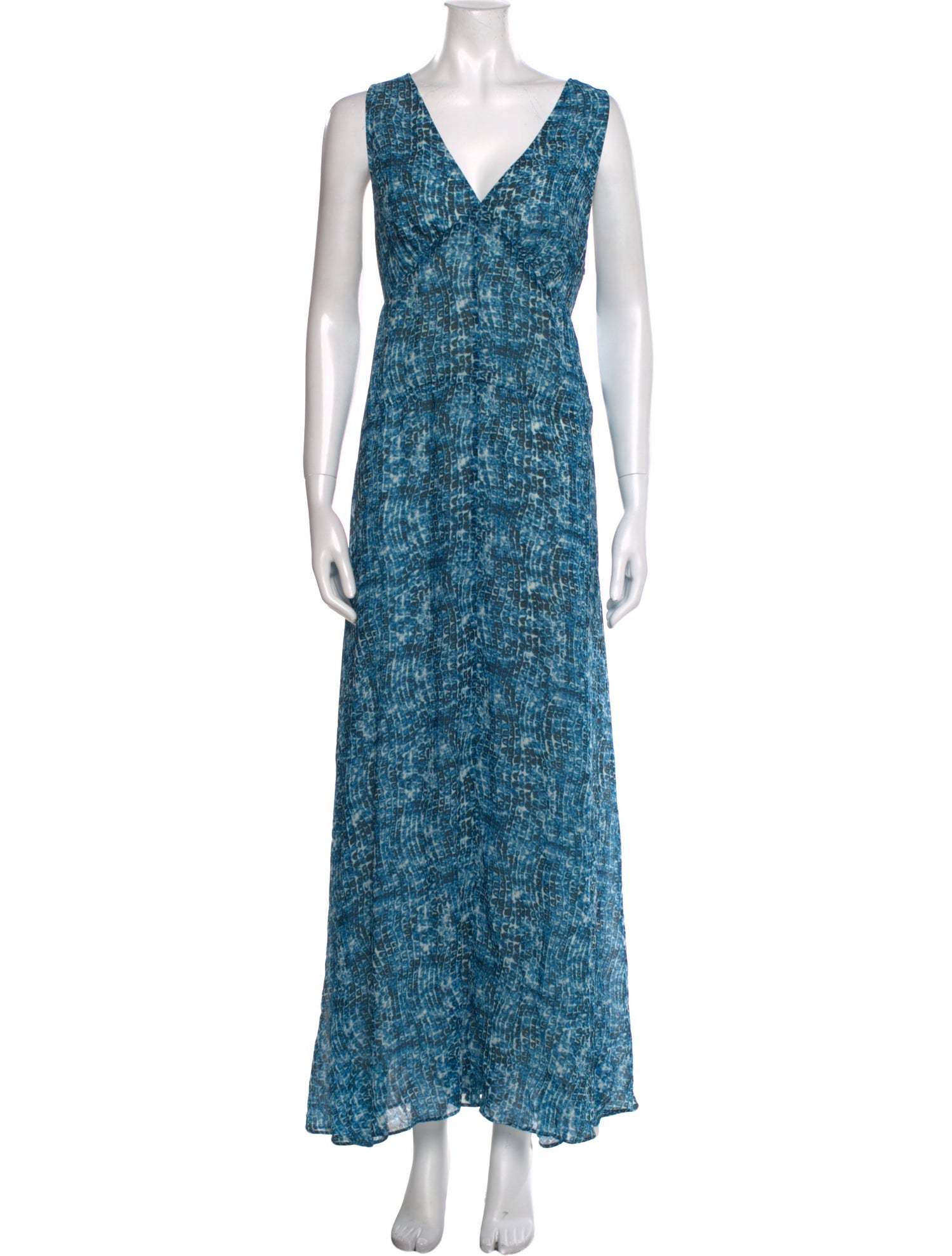Derek Lam Printed Long Dress