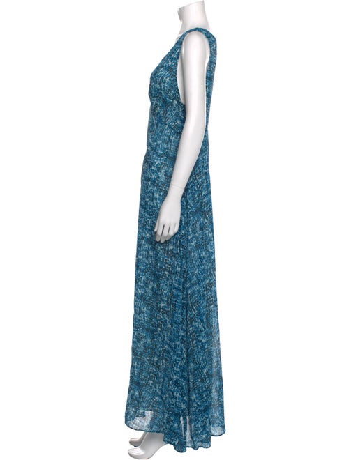 Derek Lam Printed Long Dress
