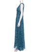 Derek Lam Printed Long Dress