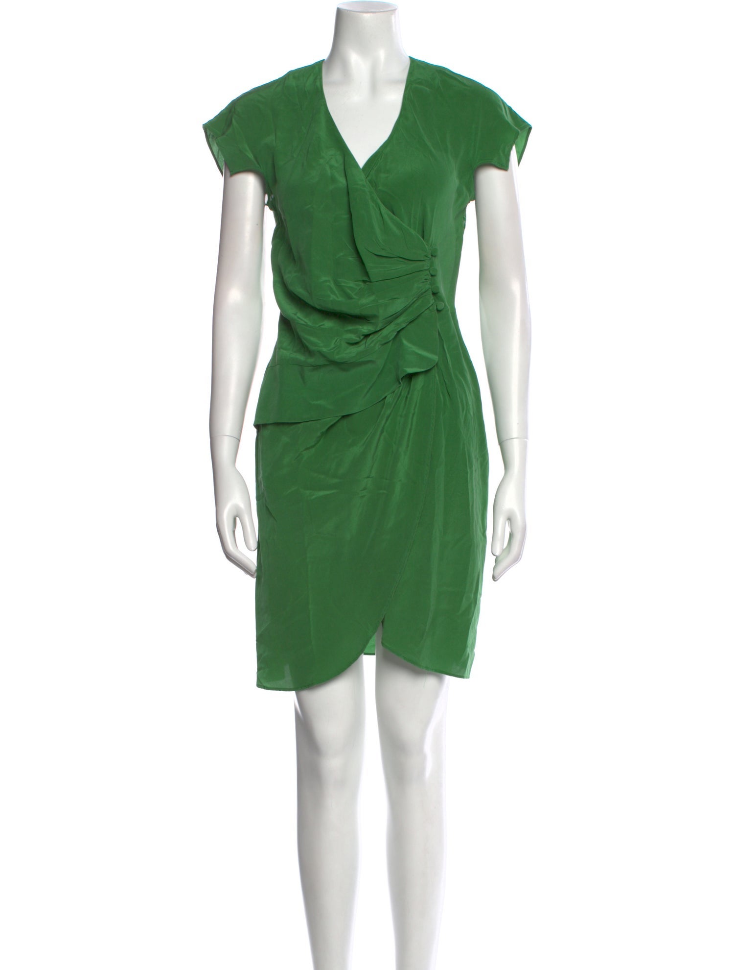 Derek Lam V-Neck Mini Dress