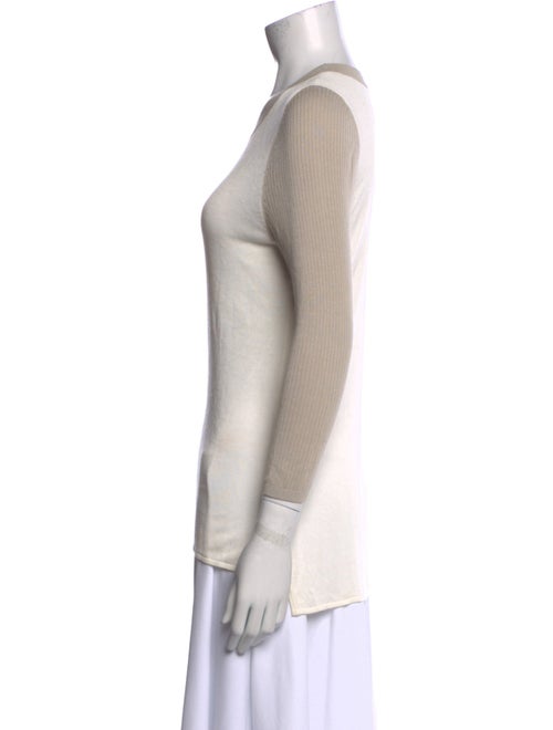 Derek Lam Crew Neck Three-Quarter Sleeve T-Shirt