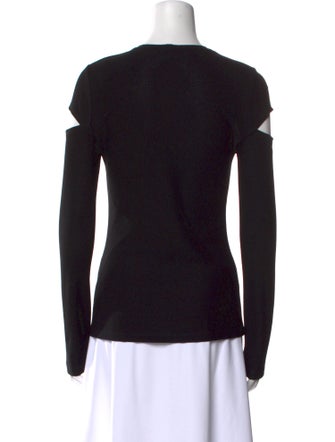 Derek Lam Crew Neck Long Sleeve T-Shirt