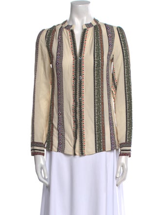 Derek Lam Silk Striped Blouse