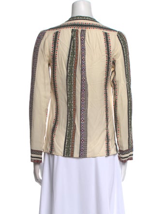Derek Lam Silk Striped Blouse