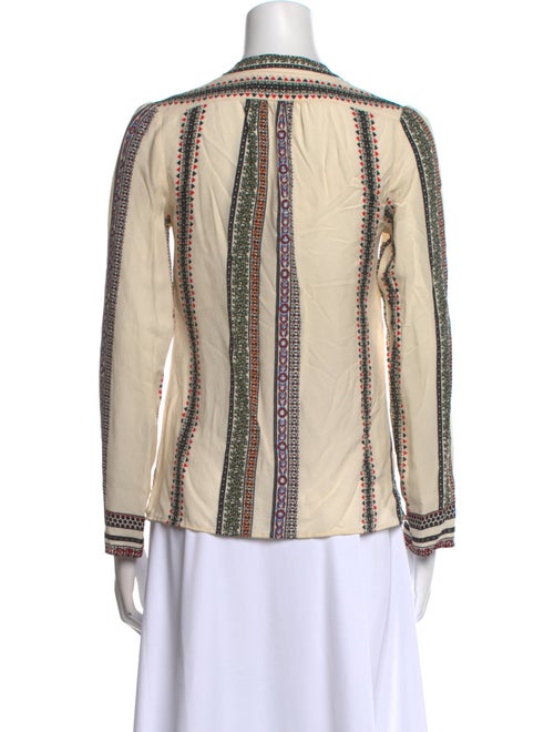 Derek Lam Silk Striped Blouse