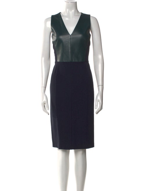Derek Lam V-Neck Knee-Length Dress
