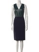 Derek Lam V-Neck Knee-Length Dress