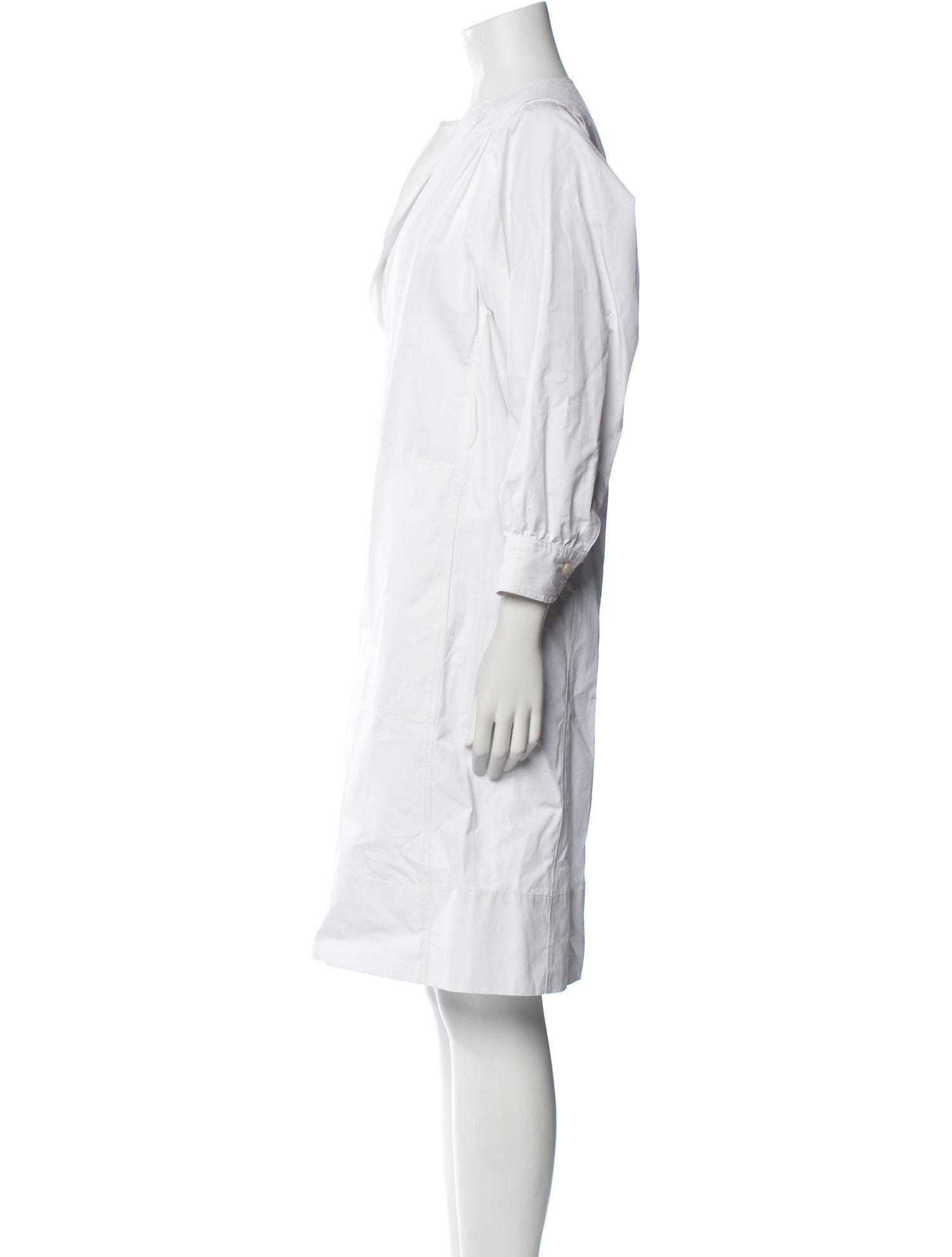 Derek Lam Crew Neck Knee-Length Dress