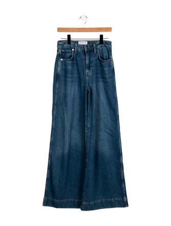 Derek Lam High-Rise Wide Leg Jeans