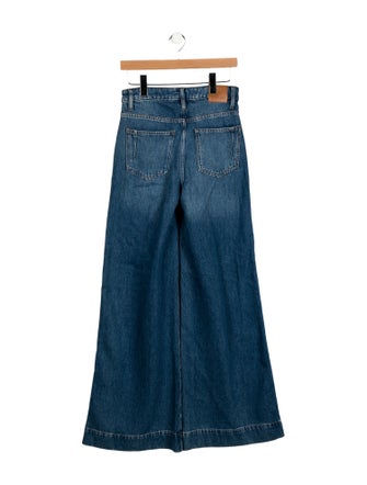 Derek Lam High-Rise Wide Leg Jeans