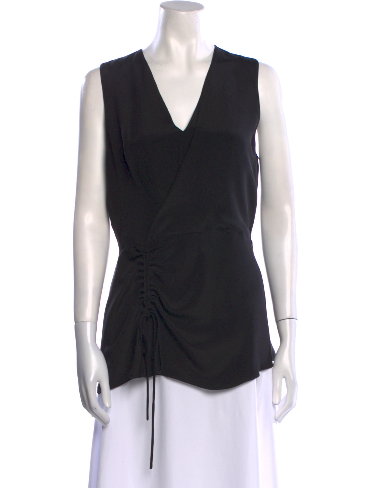 Derek Lam Silk V-Neck Top
