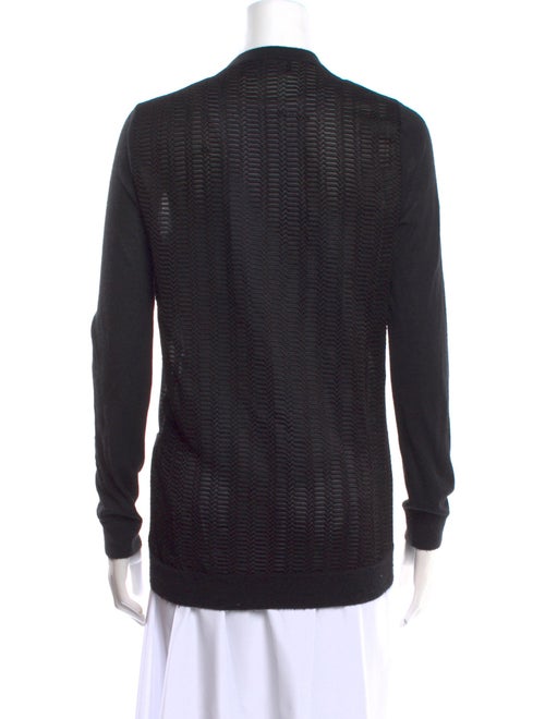 Derek Lam Cashmere V-Neck Button-Up Top