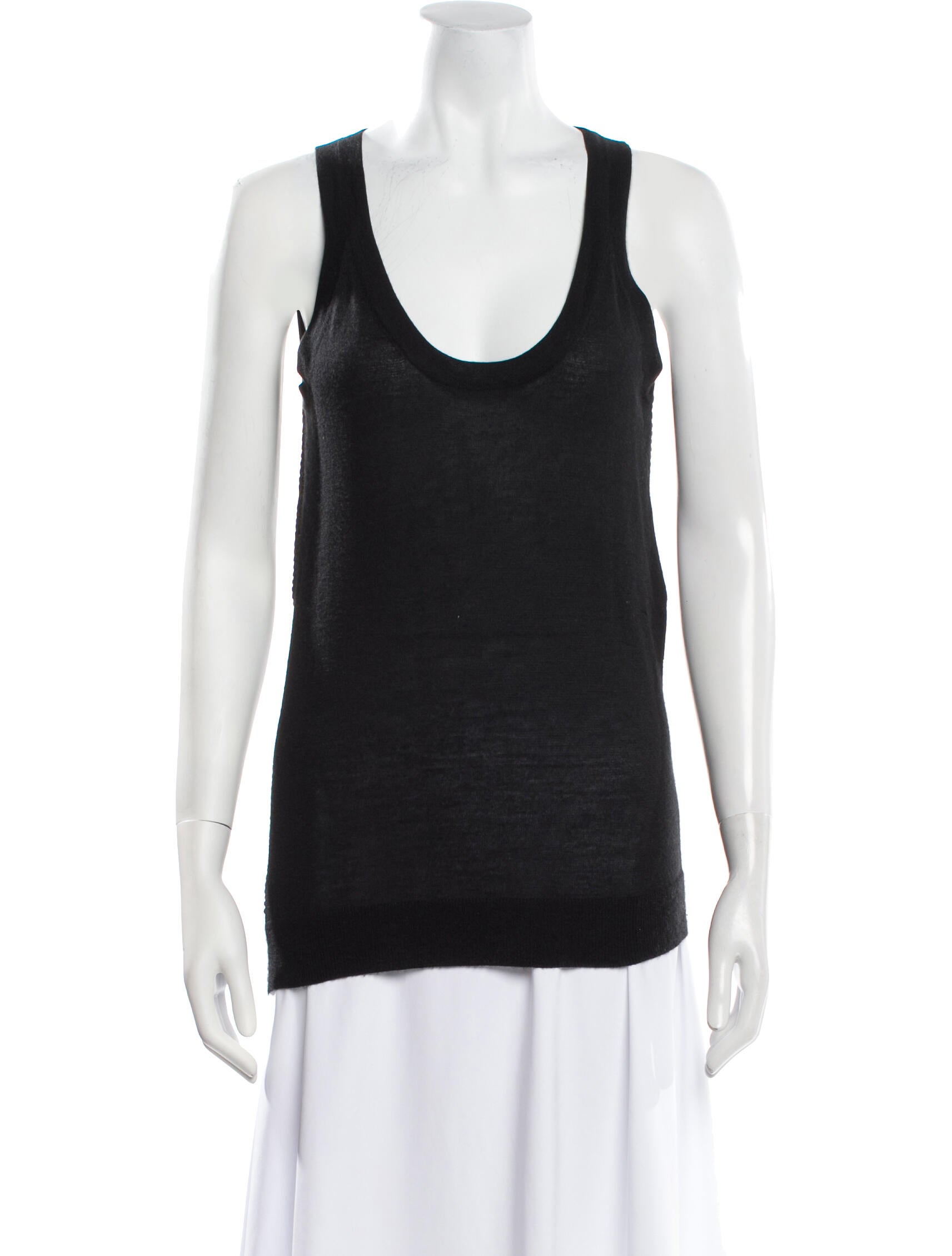 Derek Lam Scoop Neck Sleeveless Top
