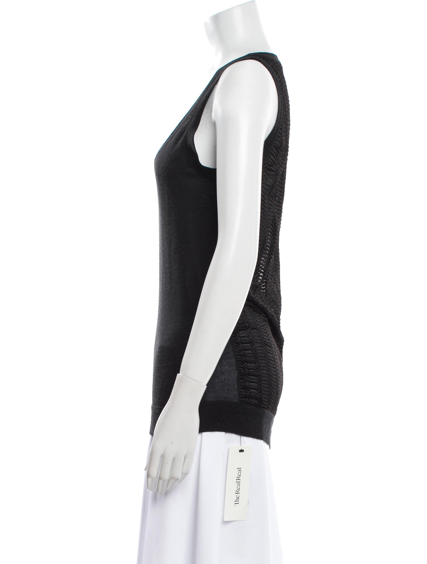 Derek Lam Scoop Neck Sleeveless Top