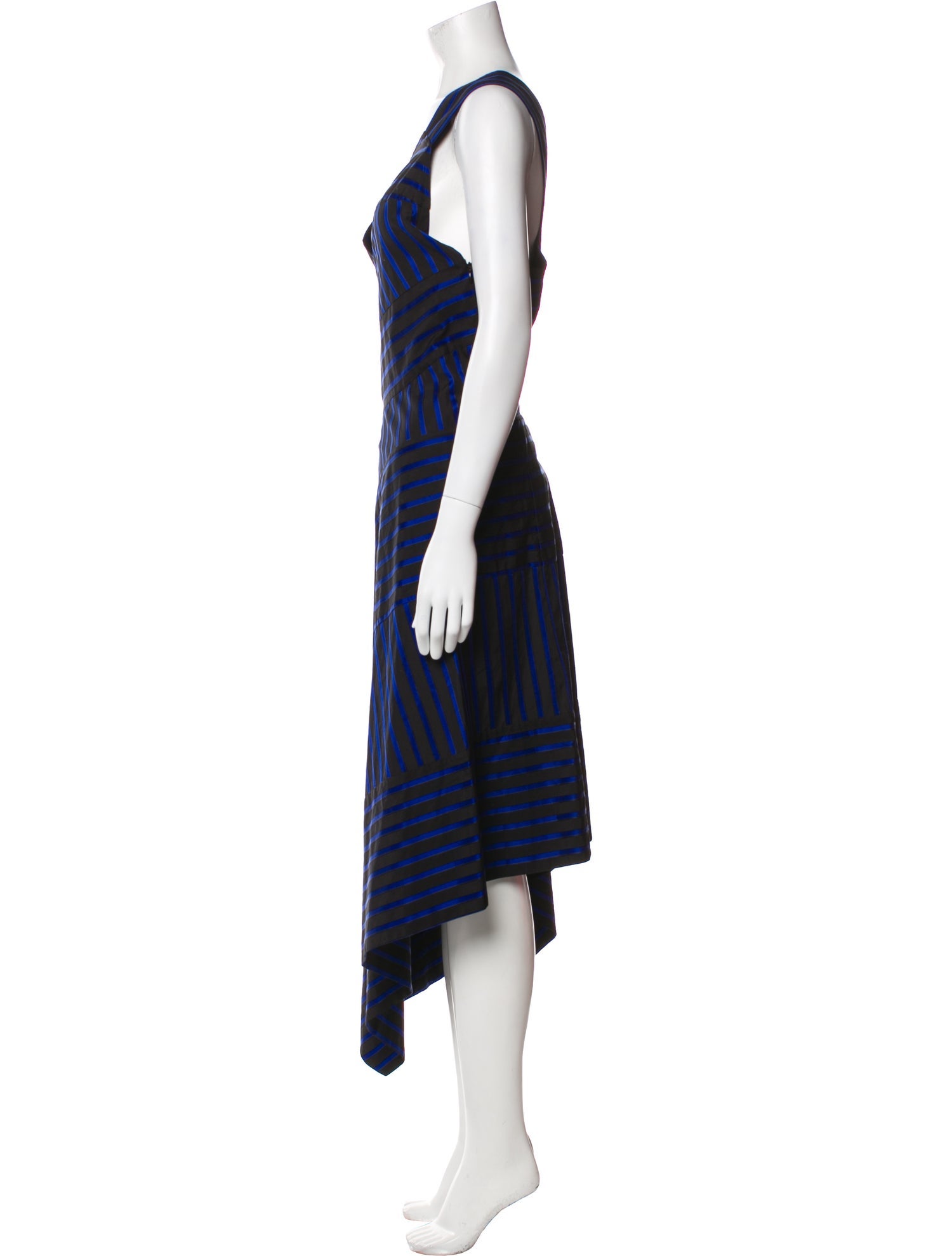 Derek Lam Striped Long Dress