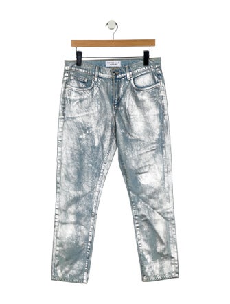 Derek Lam Mid-Rise Straight Leg Jeans