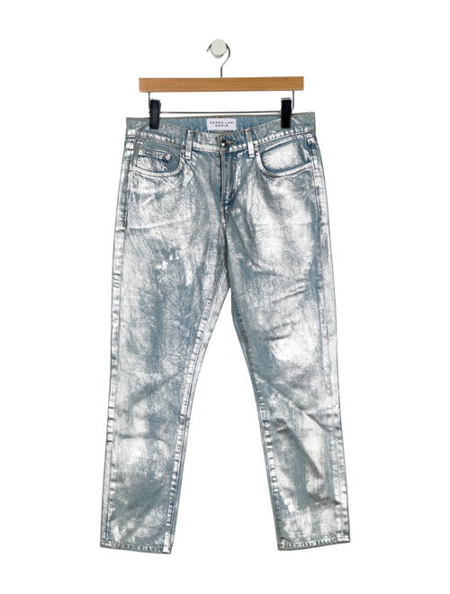 Derek Lam Mid-Rise Straight Leg Jeans