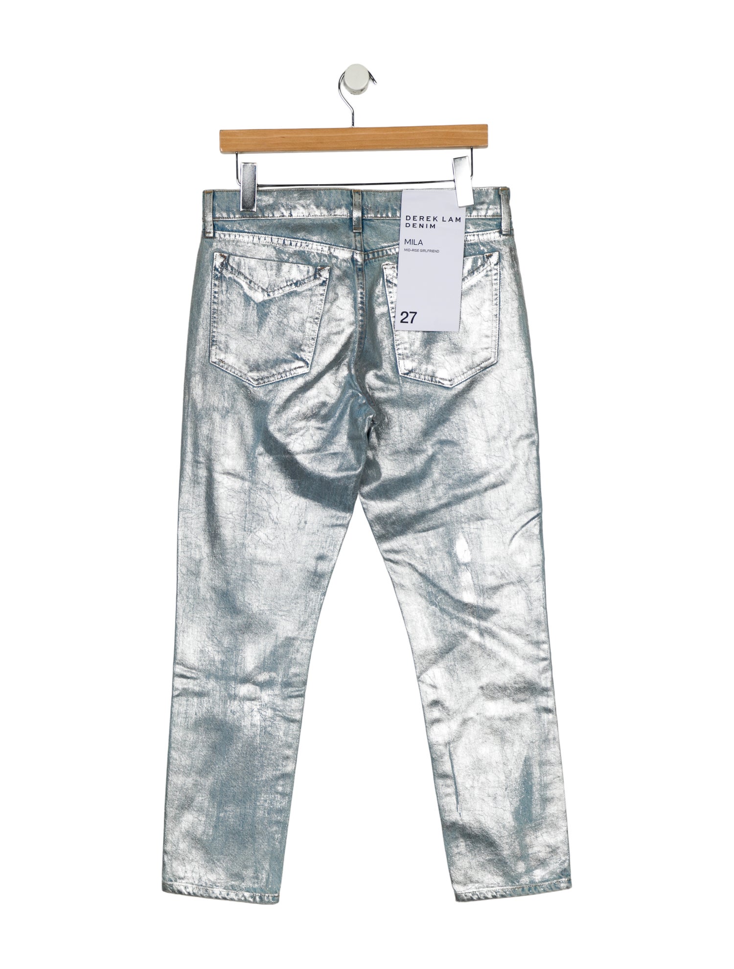 Derek Lam Mid-Rise Straight Leg Jeans