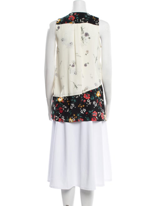 Derek Lam Silk Floral Print Tunic