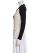 Derek Lam Scoop Neck Long Sleeve Top