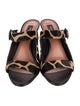 Derek Lam Ponyhair Animal Print Slides