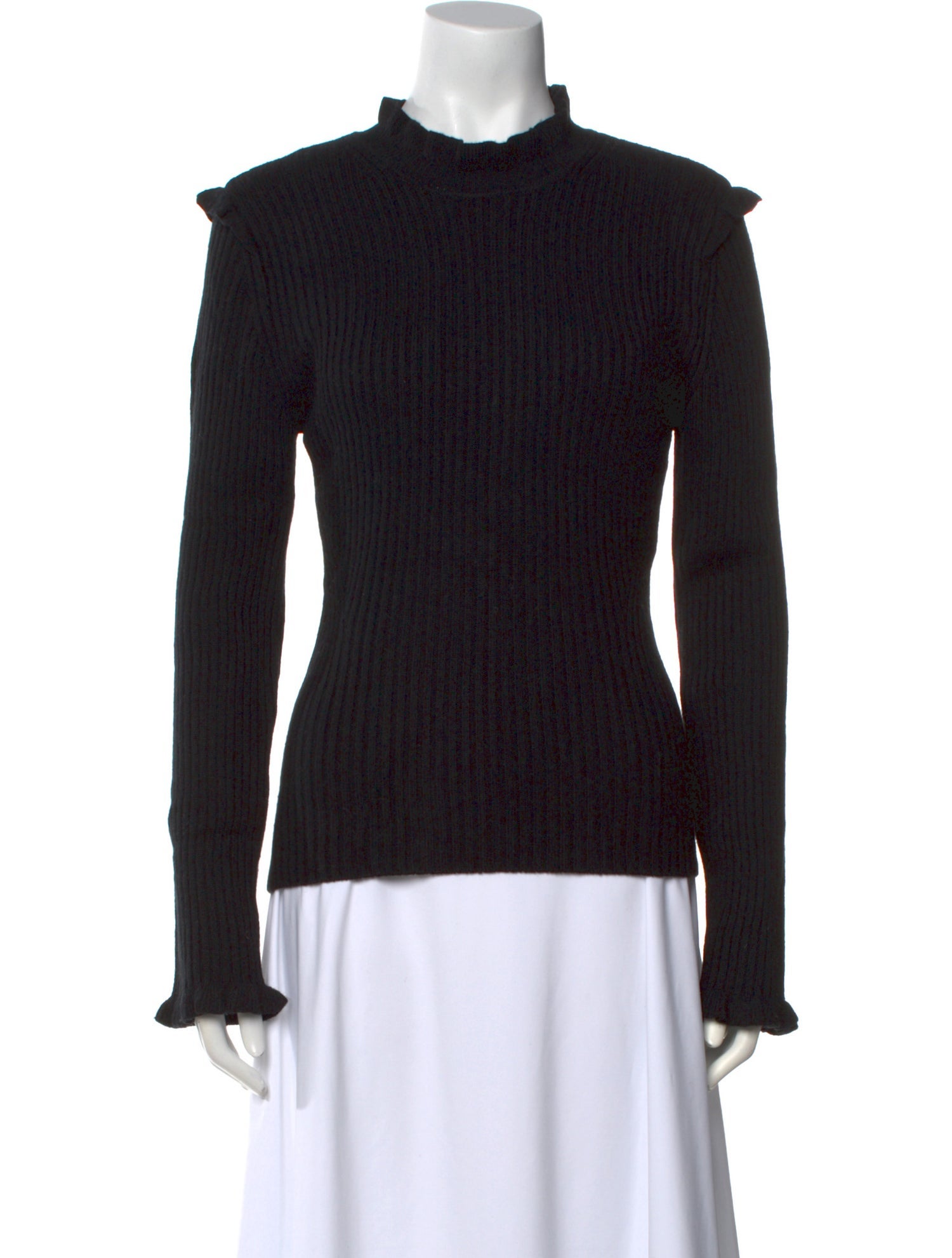 Derek Lam 10 Crosby Wool Mock Neck Sweater w/ Tags
