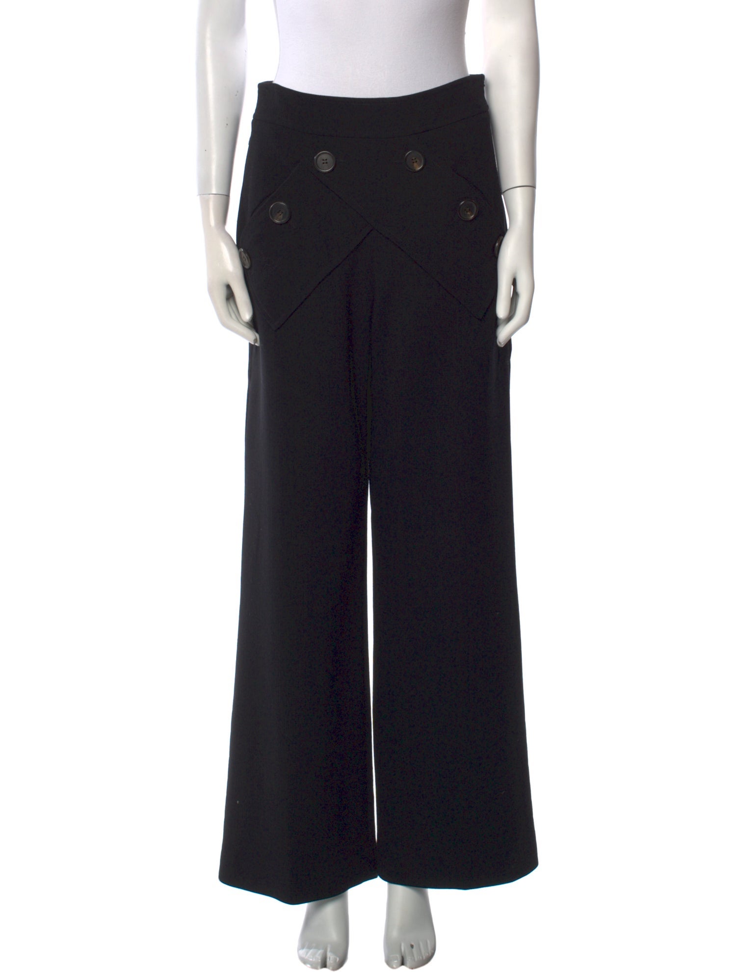 Derek Lam Virgin Wool Wide Leg Pants