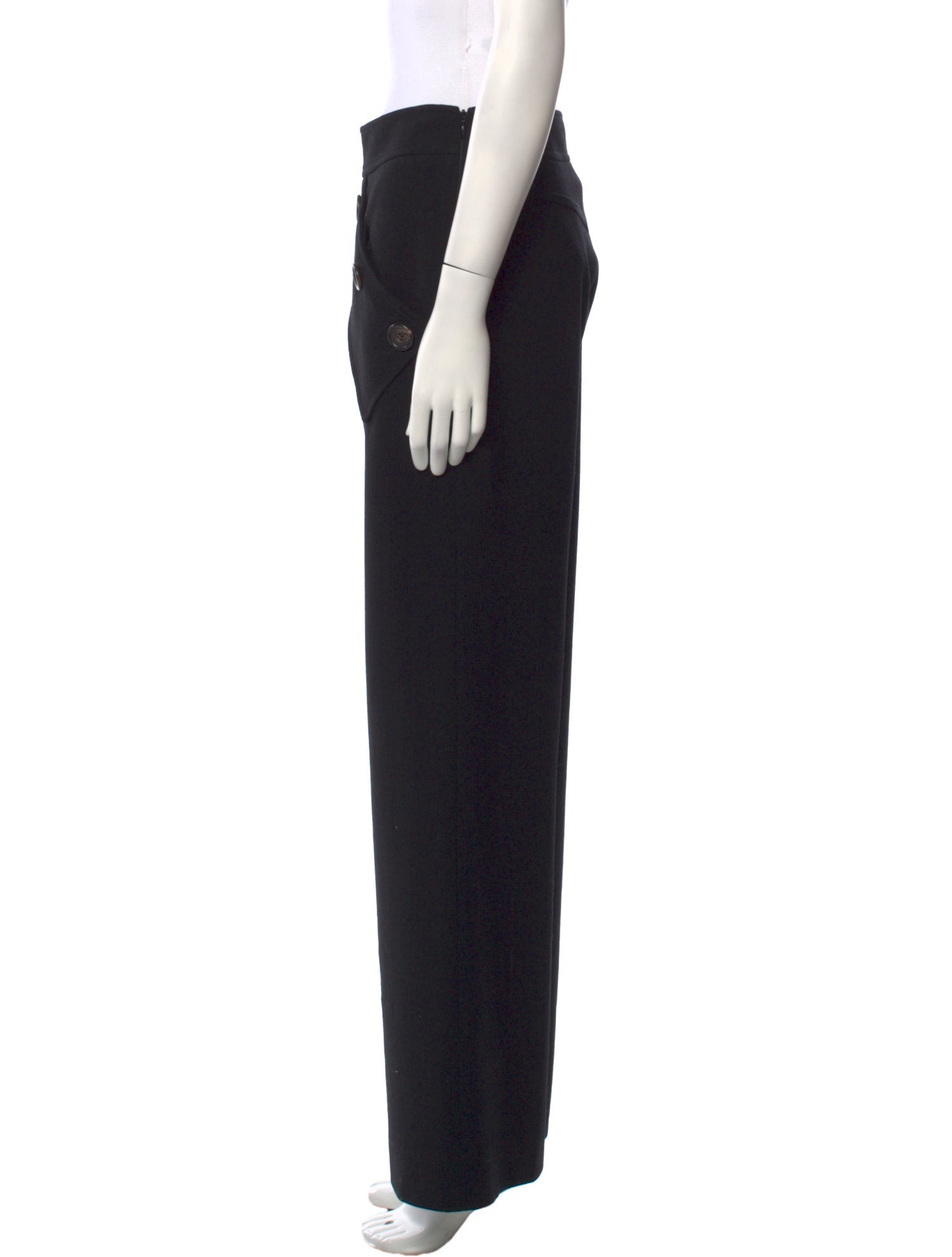 Derek Lam Virgin Wool Wide Leg Pants