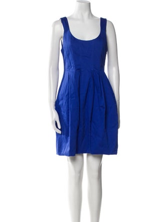 Derek Lam Scoop Neck Mini Dress